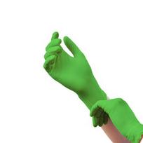 Dispo nitrilinės vienkartinės pirštinės, Apple green S/M/L/XL (100vnt)