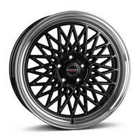 Ratlankis BORBET B BRP R18x8 5x114.3 ET 40 CB 72.6 (Black Rim Polished) (730 kg)