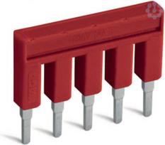 5-vietīgs tiltiņš, 2000-405/000-005, 1 (1.5) mm2, sarkans 2000-405/000-005 | 4055143696173
