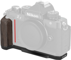 SmallRig 4801 L-Shape Mount Plate with Wooden Handle for Nikon Z f