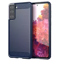 Carbon Flexible TPU Samsung Galaxy S21+ 5G (S21 Plus 5G) dėklas telefonui mėlynos spalvos