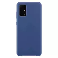 Silikoninis Soft Flexible Rubber Samsung Galaxy A72 4G dėklas telefonui mėlynos spalvos