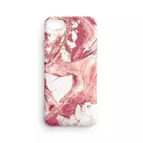 Wozinsky Marble TPU Samsung Galaxy A02s EU dėklas telefonui rožinės spalvos