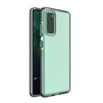 Spring clear TPU gel protective with colorful frame Samsung Galaxy A72 4G juodos spalvos