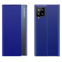 Sleep Bookcase Type with Smart Window Samsung Galaxy A22 4G dėklas telefonui mėlynos spalvos