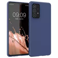 Silikoninis Soft Flexible Rubber Samsung Galaxy A22 4G dėklas telefonui mėlynos spalvos