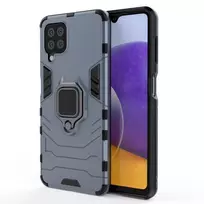 Ring Armor dėklas su stoveliu, itin tvirtas, skirtas Samsung Galaxy A22 4G, mėlynos spalvos