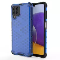 Honeycomb armor with TPU Bumper Samsung Galaxy A22 4G dėklas telefonui mėlynos spalvos