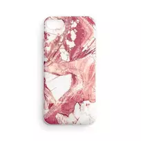 Wozinsky Marble TPU Samsung Galaxy A22 4G dėklas telefonui rožinės spalvos