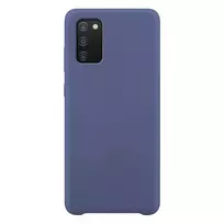 silikoninis Soft Flexible Rubber Samsung Galaxy A03s dėklas telefonui mėlynos spalvos