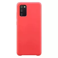 silikoninis Soft Flexible Rubber Samsung Galaxy A03s dėklas telefonui raudonos spalvos