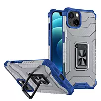 Crystal Ring Kickstand Tough Rugged Apple iPhone 12 mini mėlynos spalvos