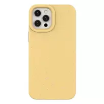 Eco Apple iPhone 12 Pro Max silikoninis Phone dėklas telefonui geltonos spalvos