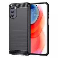 Carbon flexible Motorola Moto G Stylus 2022 dėklas telefonui juodos spalvos