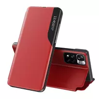Eco Leather View Elegant Flip su stoveliu Poco M4 Pro 5G dėklas telefonui raudonos spalvos