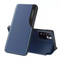Eco Leather View Elegant Flip su stoveliu Poco M4 Pro 5G dėklas telefonui mėlynos spalvos