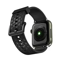 Apyrankė laikrodžiui Apple Watch 7 / SE (45/44 / 42mm) juodos spalvos