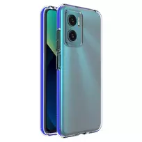 Spring gel a colored frame Xiaomi Redmi 10 dark dėklas telefonui mėlynos spalvos