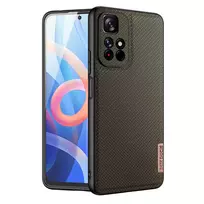 Dux Ducis Fino covered with nylon material Poco M4 Pro 5G dėklas telefonui žalios spalvos