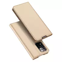 Dux Ducis Skin Pro Holster Flip Poco M4 Pro 5G dėklas telefonui aukso spalvos