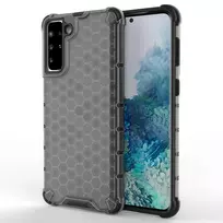 Honeycomb armored a gel frame Samsung Galaxy S22 + (S22 Plus) dėklas telefonui juodos spalvos