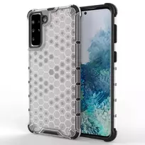 Honeycomb armored gel frame Samsung Galaxy S22 + (S22 Plus) dėklas telefonui skaidrus