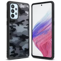 Ringke Fusion Matte frame Samsung Galaxy A73 dėklas telefonui juodos spalvos