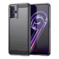 Carbon Flexible Realme 9 Pro dėklas telefonui juodos spalvos