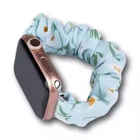 Apyrankė laikrodžiui Apple Watch 7 band 7/6/5/4/3/2 / SE (45/44 / 42mm) strap bracelet bracelet with elastic mėlynos spalvos