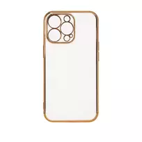 Lighting Color Xiaomi Redmi Note 11 Pro gel gold frame dėklas telefonui baltos spalvos