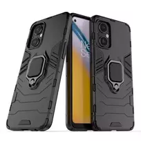Ring Armor tough hybrid + magnetic holder dėklas telefonui OnePlus Nord N20 5G juodos spalvos