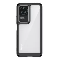 Outer Space Xiaomi Poco F4 5G flexible frame dėklas telefonui juodos spalvos