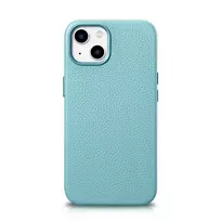 iCarer Litchi Premium Leather Apple iPhone 14 Plus Magnetic Leather with MagSafe dėklas telefonui žalios spalvos (WMI14220711-GN)
