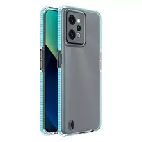 Spring Realme C31 silikoninis frame light dėklas telefonui mėlynos spalvos