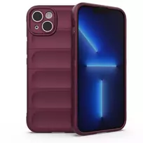 Magic Shield iPhone 14 Plus elastingas šarvuotas dėklas, bordo spalvos