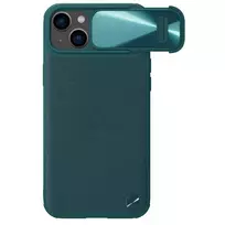 Nillkin CamShield Leather S Apple iPhone 14 Plus with camera dėklas telefonui žalios spalvos