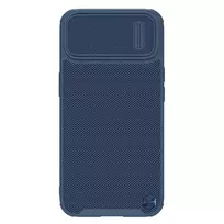 Nillkin Textured S iPhone 14 Plus, šarvuotas dėklas su kameros apsauga, mėlynos spalvos