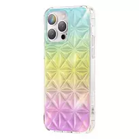 Kingxbar Miya Series Apple iPhone 14 Plus rainbow cover
