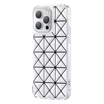 Kingxbar Miya Series iPhone 14 Pro Max dėklas telefonui baltos spalvos