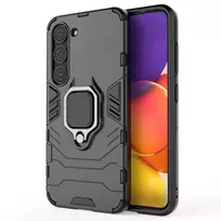 Ring Armor Samsung Galaxy S23 armored magnetic holder ring dėklas telefonui juodos spalvos