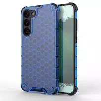 „Honeycomb“ Samsung Galaxy S23 Plus šarvuotas hibridinis dėklas telefonui, mėlynos spalvos
