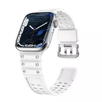 Apyrankė Triple Protection Apple Watch SE, 9, 8, 7, 6, 5, 4, 3, 2, 1 (41, 40, 38 mm) baltos spalvos