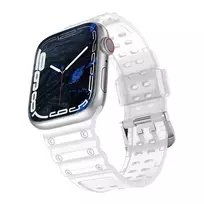 Apyrankė Triple Protection Apple Watch SE, 9, 8, 7, 6, 5, 4, 3, 2, 1 (41, 40, 38 mm) skaidri