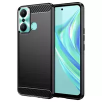 Carbon Infinix Hot 20 Play flexible silikoninis carbon dėklas telefonui juodos spalvos