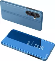 Clear View Samsung Galaxy A24 4G atverčiamas dėklas telefonui mėlynos spalvos
