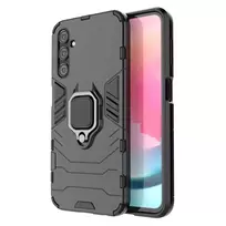 Ring Armor Samsung Galaxy A24 4G armored magnetic holder ring dėklas telefonui juodos spalvos