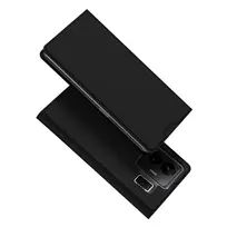 Dux Ducis Skin Pro Realme GT Neo 5 / Realme GT3 atverčiamas Card Wallet su stoveliu dėklas telefonui juodos spalvos