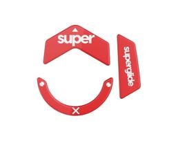 Superglide Glass Skates Logitech G502 X Red Pakaitiniai Mouse feet