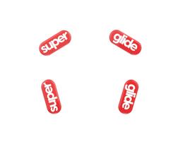 Superglide Glass Skates Logitech G305 Red Pakaitiniai Mouse feet