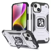 Wozinsky Ring Armor Apple iPhone 15 Plus iPhone 15 Plus Ring Armor – dėklas telefonui sidabro spalvos